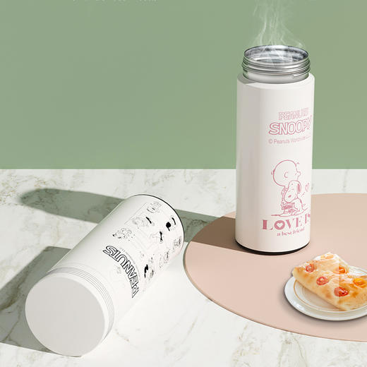 史努比正版休闲卡通保温杯水杯随手直杯304不锈钢成人宝宝保温杯 商品图3