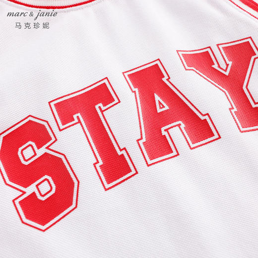 【凉感快干】马克珍妮夏男童字母运动背心 儿童篮球服231260 商品图3