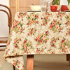 月光玫瑰系列方形桌布美式田园餐厅桌布 商品缩略图2