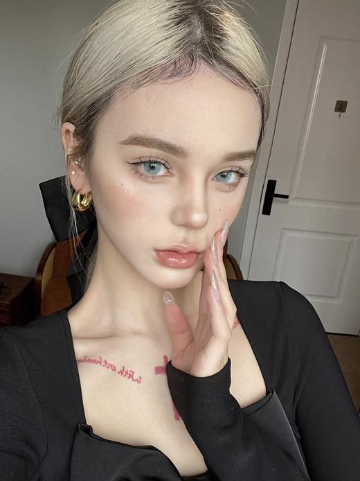 summerbaby月抛 印度 蓝 14.5mm 含硅水凝胶 不同度数拍2盒 商品图4