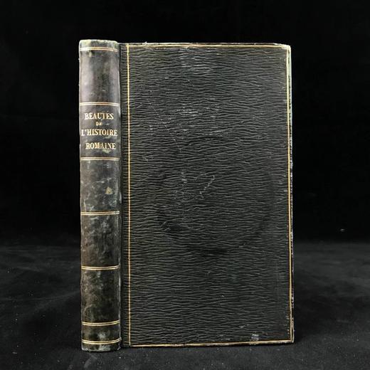 【法语】1826年 菲利伯特《罗马史之美》 8幅原品版画插图 全真皮精装64开 商品图0