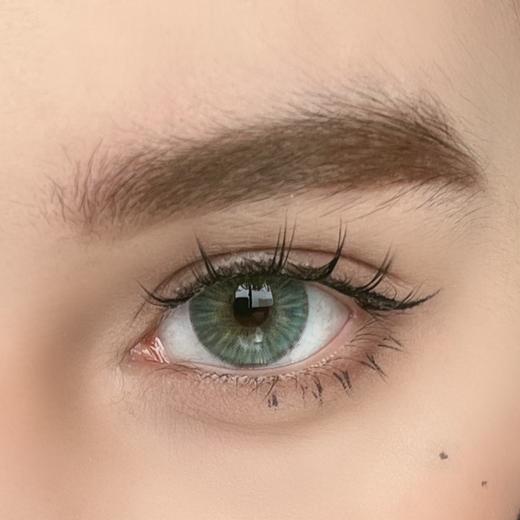 summerbaby月抛 蛇目 绿 14.5mm 含硅水凝胶 不同度数拍2盒 商品图11