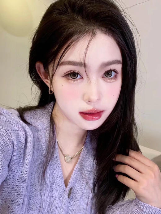 月抛 Sntty 柠檬冰 14.5 着色13.9 粗边棕绿 商品图2