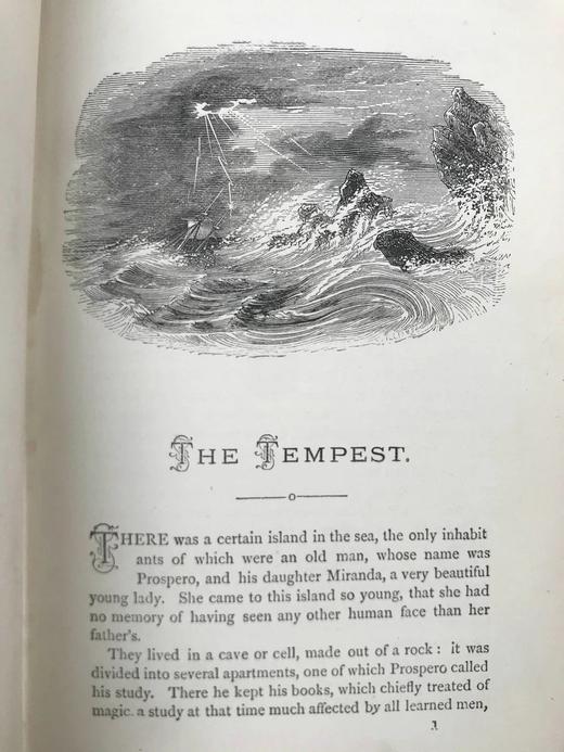 1893年 兰姆姐弟《莎士比亚故事集》 约20幅插图 漆布精装32开 商品图5