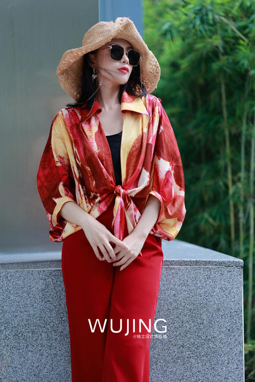 【雾境定制款】du一无二的艺术气质款绑带衬衣! 3022132 商品图1