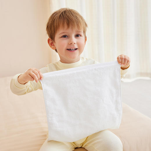 【商场同款】英氏口水巾新生婴儿纯棉儿童小毛巾手绢手帕洗脸方巾2件装 商品图3