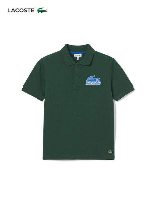 【海南专供价】Lacoste法国鳄鱼童装男女同款时尚舒适Polo衫PJ5323-98 商品图1