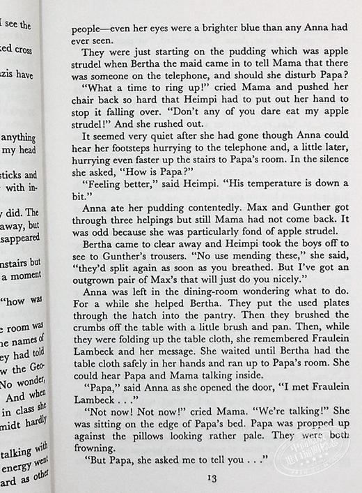 【中商原版】谁偷了我的粉兔子 When Hitler Stole Pink Rabbit 英文原版 Judith Kerr 商品图7