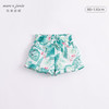 马克珍妮夏装女童蝴蝶结腰头纯棉花边短裤 儿童裤子220661 商品缩略图0