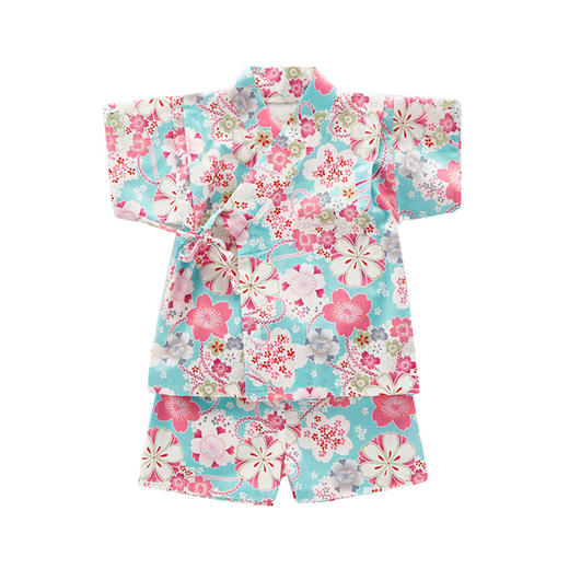 裁缝学苑 QZ09亲子汗蒸服和服1:1实物服装纸样剪裁图纸牛皮纸样 商品图5