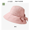 ZQ-M2-M2414日系简约渔夫帽蝴蝶结盆帽遮阳帽文艺休闲盆帽遮脸减龄帽子女 商品缩略图4