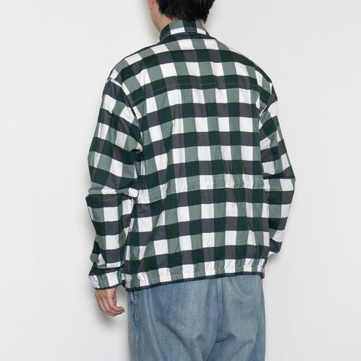 UNUSED Gingham checked jacket 超长棉编织立体口袋格子夹克外套 商品图3