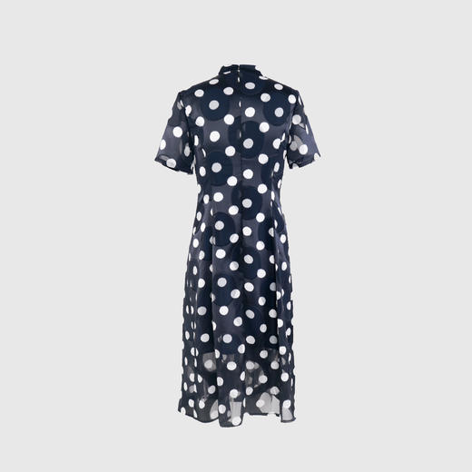 单襟侧系带改良旗袍 商品图2