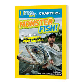 英文原版 National Geographic Kids Chapters Monster Fish 美国国家地理儿童章节书 英文版 进口英语原版书籍