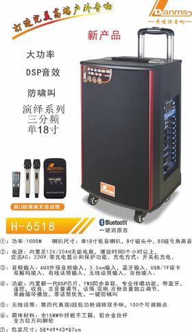 舞台音响H-6518