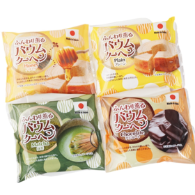 Satsukian牛奶味甜甜圈 扁桃仁 巧克力味蛋糕