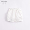 马克珍妮夏装男女童天然亚麻透气五分短裤 儿童裤子230938 商品缩略图1