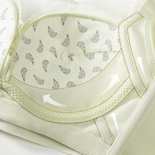 熳洁儿 轻塑立挺文胸软糖立体杯收副乳无钢圈中薄款BC杯23261540 商品图3