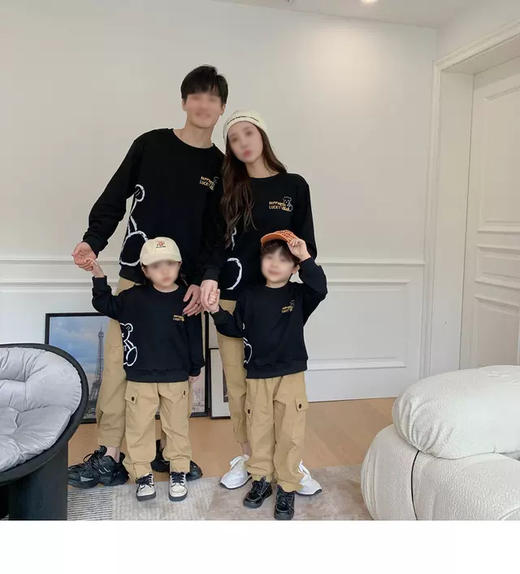 裁缝学苑QZ33 亲子装儿童卫衣纸样男童童装女衣服打版样板裁剪图 商品图6