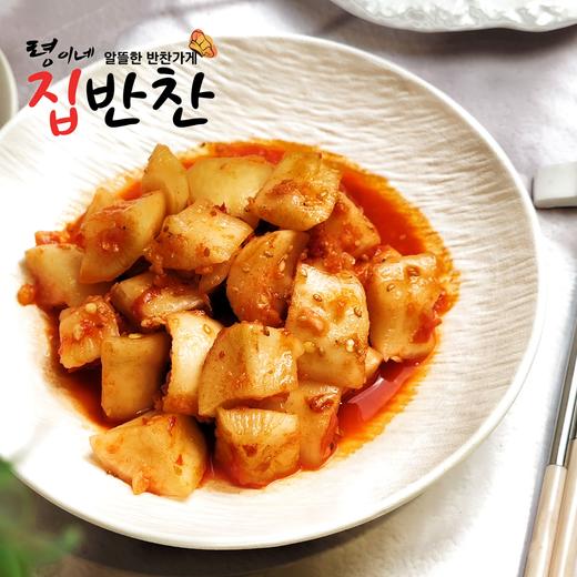 玲儿家小菜 萝卜块500g 령이네반찬 깍두기무침500g 商品图0