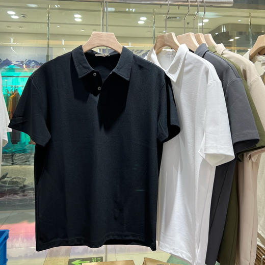 A101男爽滑松身polo衫透气纯色短袖T恤【包邮+三天无理由退huan】 商品图10