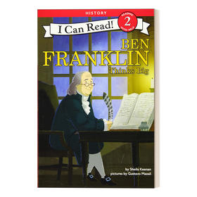 Collins柯林斯 英文原版 Ben Franklin Thinks Big 志向远大的富兰克林 I Can Read 2 History 分级阅读名人传记系列 英文版 进口英语原版书籍