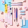 日本三菱Kuru Toga双倍转速旋转铅芯Advance自动铅笔五角HB铅笔樱花限定橡皮 商品缩略图0