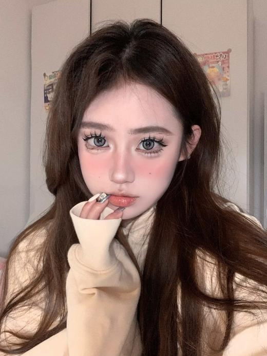 【大直径半年抛】LOVEIIKIRA-雪花冰-14.5mm【半年抛 0-1000度 含有525/575】着色13.8mm 商品图13