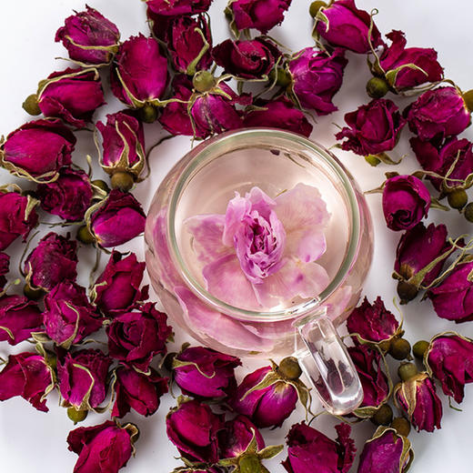 包邮【厂商直发】有机玫瑰花茶朵型完整泡茶养生10g20g可选低温烘焙玫瑰花 商品图4