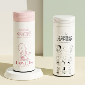 史努比正版休闲卡通保温杯水杯随手直杯304不锈钢成人宝宝保温杯