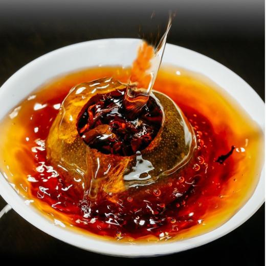 茶妈妈 2024年小青柑  新会陈皮+ 普洱云南熟茶  20g两颗装 商品图3