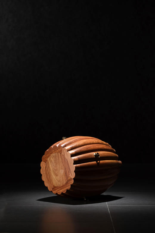 红桥红  家具严选  缅甸花梨（大果紫檀）  【43有提环瓜棱式 坐墩】 商品图6