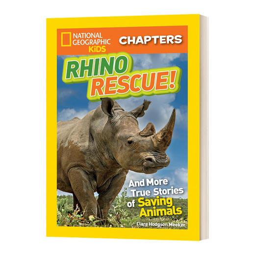 英文原版 National Geographic Kids Chapters Rhino Rescue美国国家地理儿童章节书 英文版 进口英语原版书籍 商品图0