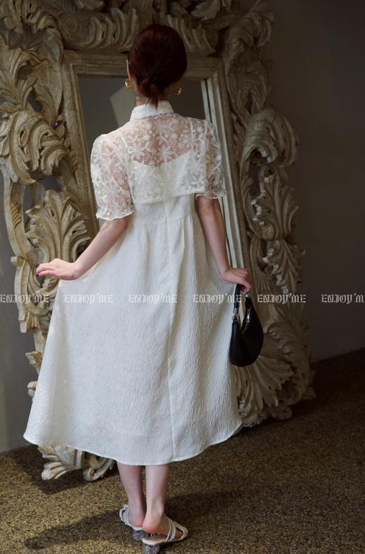 【门店同款】2023年夏季珍珠蕾丝披肩吊带裙 150566894 商品图3