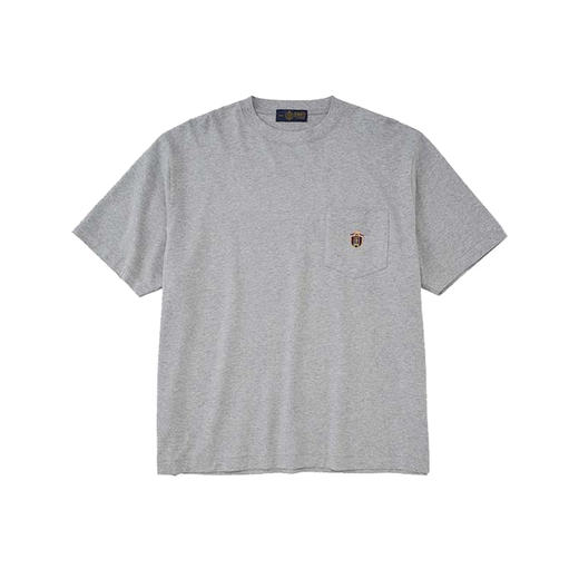 DIGAWEL x J.PRESS CRST Pocket TEE 复古支线学院风刺绣圆领T恤 商品图4