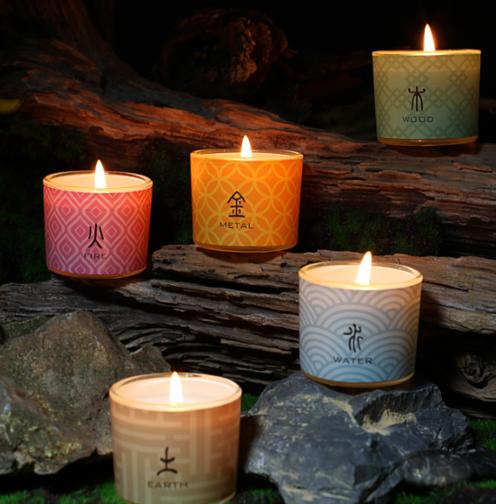 【团购展示】美通香薰 玄杳五行风水系列 5PK 香薰蜡烛套装 商品图0