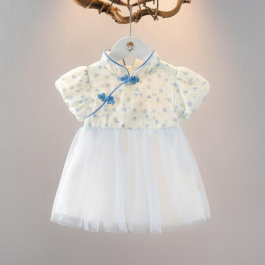 【尺寸偏小，建议拍大一码】夏季汉服纱裙时髦夏装公主裙婴儿夏天小裙子满月服周岁服 商品图2
