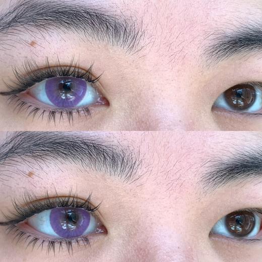 summerbaby月抛 梦幻紫 14.5mm 含硅水凝胶 不同度数拍2盒 商品图2