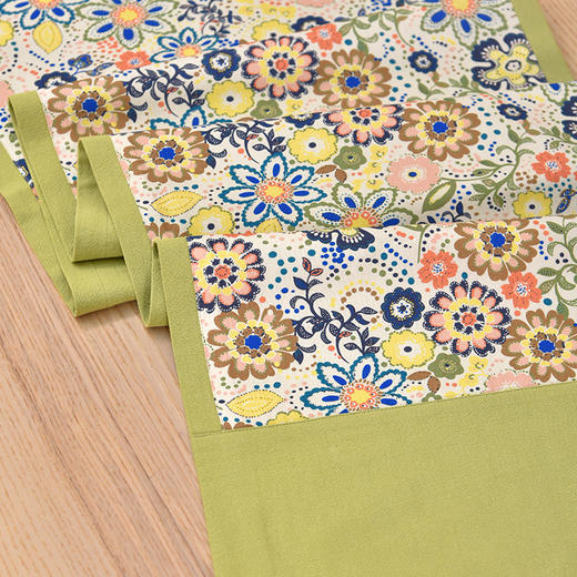 春日花筏系列桌旗日式双面茶旗布 商品图3