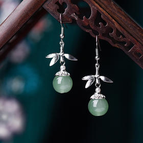 JGL-03220307古风竹节耳环古装耳饰云南民族风耳饰地摊饰品小清新耳环吊坠