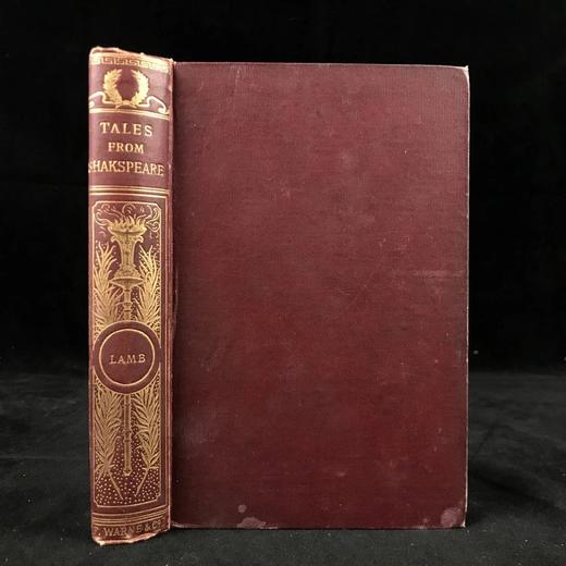1893年 兰姆姐弟《莎士比亚故事集》 约20幅插图 漆布精装32开 商品图0