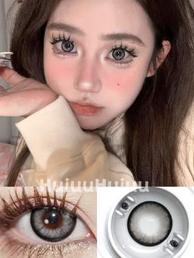 【大直径半年抛】LOVEIIKIRA-雪花冰-14.5mm【半年抛 0-1000度 含有525/575】着色13.8mm