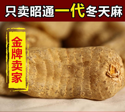 【药食同源】天麻  云南昭通小草坝 250克 T级可代切片打粉 商品图0