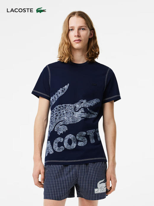 【海南专供价】Lacoste春夏短袖T恤TH8249-166 商品图0