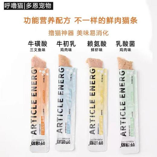 【功能营养配方】呼噜猫猫零食猫条互动补水猫泥拌粮肉酱单支15g 商品图0