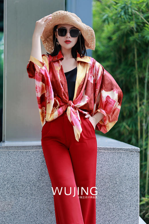 【雾境定制款】du一无二的艺术气质款绑带衬衣! 3022132 商品图4