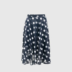 交叉叠摆A字半裙