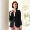 【羊毛混纺】罗蒙春秋款小西装外套女士商务休闲通勤百搭单西服上衣女 商品缩略图7