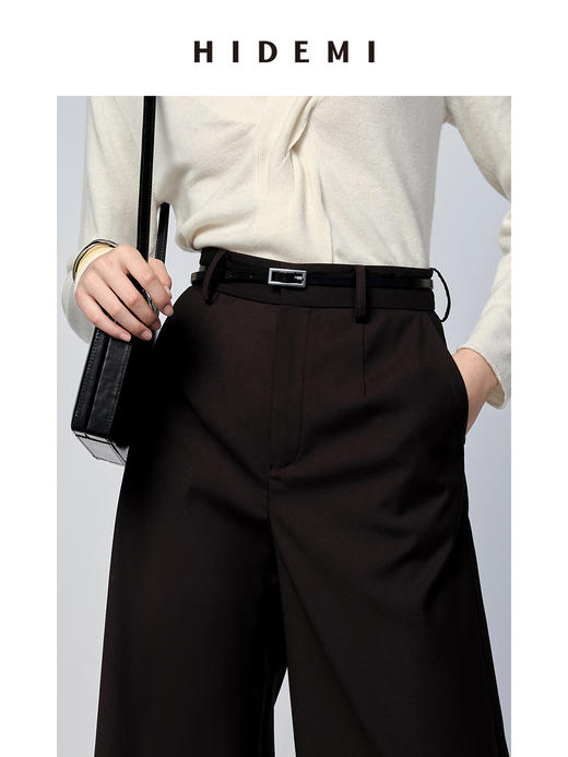 HIDEMI 简约方扣牛皮腰带 商品图13