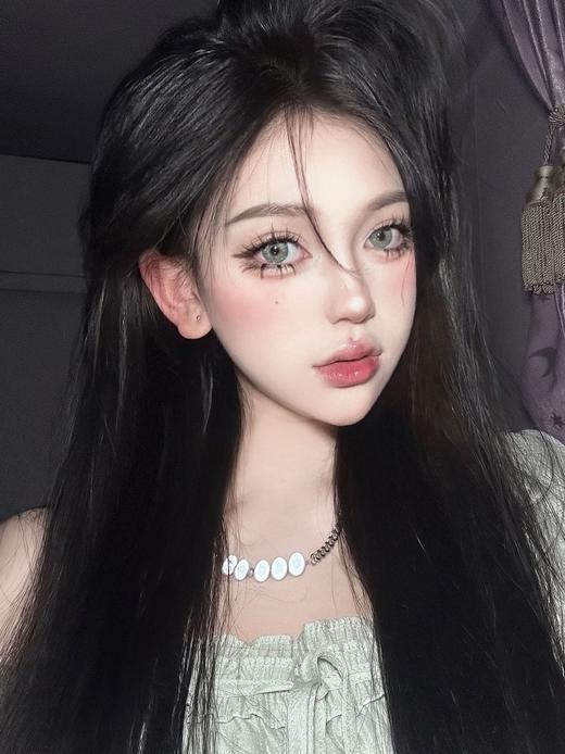 summerbaby月抛 蛇目 绿 14.5mm 含硅水凝胶 不同度数拍2盒 商品图2